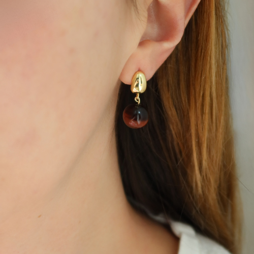 Espresso Earring